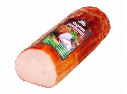 Smoked pork tenderloin in casing